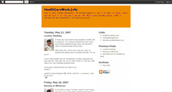 Desktop Screenshot of healthcarework.blogspot.com