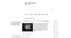 Desktop Screenshot of be-a-gourmet-ezblogger.blogspot.com