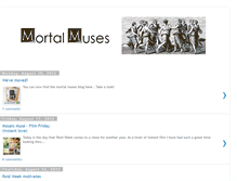 Tablet Screenshot of mortalmuses.blogspot.com