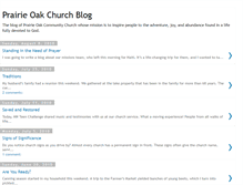 Tablet Screenshot of prairieoakchurch.blogspot.com