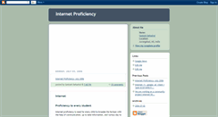 Desktop Screenshot of internetproficiency.blogspot.com