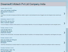 Tablet Screenshot of dreamsoft-infotech-pvt-ltd.blogspot.com