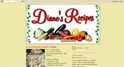 Desktop Screenshot of dianesrecipeblog.blogspot.com