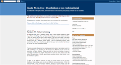 Desktop Screenshot of kotemendo.blogspot.com