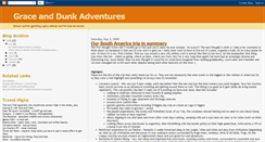 Desktop Screenshot of gracendunkadventures.blogspot.com