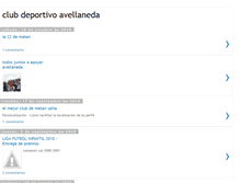 Tablet Screenshot of clubdeportivoavellaneda.blogspot.com