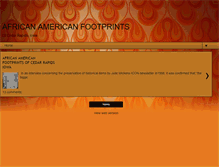 Tablet Screenshot of africanamericanfootprints.blogspot.com