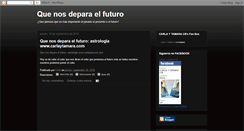 Desktop Screenshot of carla-quenosdeparaelfuturo.blogspot.com