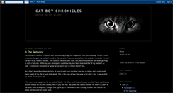 Desktop Screenshot of catboychronicles.blogspot.com