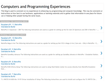Tablet Screenshot of programmingexperiences.blogspot.com