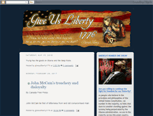 Tablet Screenshot of giveusliberty1776.blogspot.com