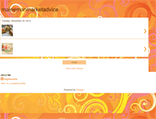 Tablet Screenshot of mainemanmarketadvice.blogspot.com