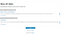 Tablet Screenshot of best-av-idols.blogspot.com