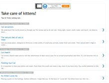 Tablet Screenshot of kittenlovecare.blogspot.com