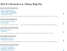 Tablet Screenshot of dickbspersonalaahistoryblogsite.blogspot.com