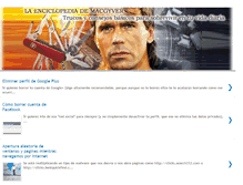Tablet Screenshot of laenciclopediademacgyver.blogspot.com