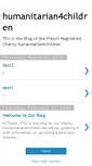 Mobile Screenshot of humanitarian4children.blogspot.com