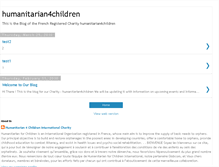 Tablet Screenshot of humanitarian4children.blogspot.com