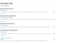 Tablet Screenshot of nogoatstoe.blogspot.com