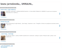 Tablet Screenshot of beatajarmolowska.blogspot.com