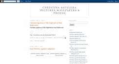 Desktop Screenshot of christina-aguilera-photos.blogspot.com