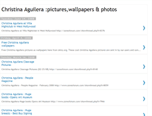 Tablet Screenshot of christina-aguilera-photos.blogspot.com