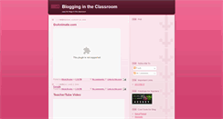 Desktop Screenshot of classroomblogger.blogspot.com