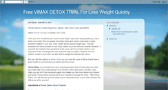 Desktop Screenshot of freevimaxdetoxtrial.blogspot.com