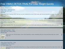 Tablet Screenshot of freevimaxdetoxtrial.blogspot.com