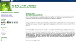 Desktop Screenshot of biggreendirectory.blogspot.com