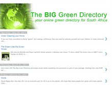 Tablet Screenshot of biggreendirectory.blogspot.com
