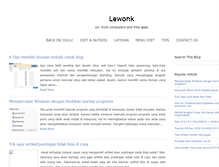 Tablet Screenshot of lewonk.blogspot.com