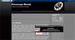 Desktop Screenshot of horoscope-monde.blogspot.com