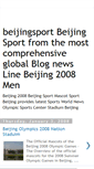 Mobile Screenshot of beijingsport.blogspot.com