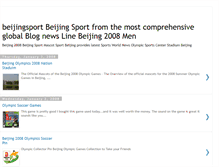 Tablet Screenshot of beijingsport.blogspot.com