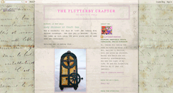 Desktop Screenshot of flutterbycrafter.blogspot.com