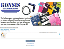 Tablet Screenshot of konsisthebookshop.blogspot.com