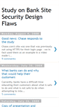 Mobile Screenshot of bankwebsecurity.blogspot.com