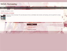 Tablet Screenshot of nida-homestay.blogspot.com