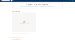 Desktop Screenshot of freestyle-swimming.blogspot.com