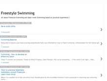 Tablet Screenshot of freestyle-swimming.blogspot.com