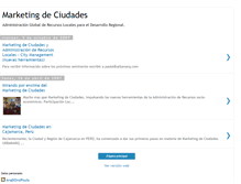 Tablet Screenshot of marketingdeciudades.blogspot.com