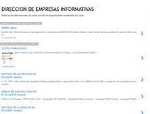 Tablet Screenshot of direcciondeempresas.blogspot.com