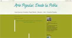 Desktop Screenshot of esculturasenpapelmache.blogspot.com