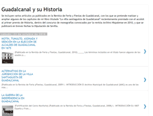 Tablet Screenshot of historiadeguadalcanal.blogspot.com