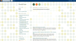 Desktop Screenshot of facial-care.blogspot.com