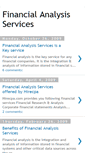 Mobile Screenshot of financial-analysis-services.blogspot.com