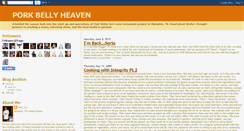 Desktop Screenshot of porkbellyheaven.blogspot.com