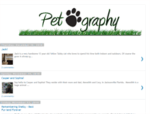 Tablet Screenshot of pet-ography.blogspot.com