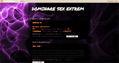 Desktop Screenshot of dominaresexextrem.blogspot.com